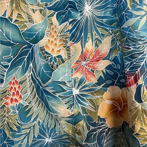 Kriss Kross VTG skirt, 💯% silk floral, teal & yellow 
Machine wash, Size 10 - Picture 2 of 9